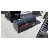 Mail Box, metal, black color, in good ready to