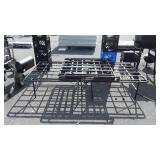 Two portable Folding metal Bed frames, 38c80"