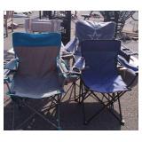 4 used Camping Chairs 3 not bad Cowboys used the