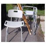 Handicap Accessories include potty chair, tub