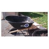 True Temper Wheel Barrow, metal tub, used yet