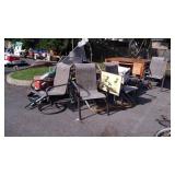 Misc Hardware, Scrap metals Group, chairs, hose