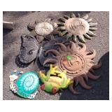 6pc Tin Gardening Wall Decor lot