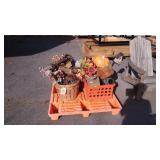 Skid lot of Gardening Seasonal Decor Lot, glass