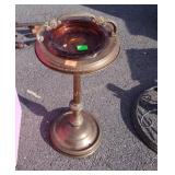 Smokers Stand with glass ash tray