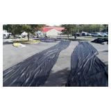 Black breathable mesh Tarps, 15 pcs total of