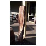 Rough cut Lumber board, 12-16" wide x 68" long