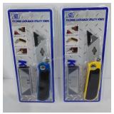 Two Utility Knives, new in package