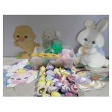 Easter holiday decor, crafted eggs, paper hang