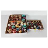 Christmas decor, Glass ornaments, some are