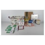 Home goods group, includes panda cloth basket