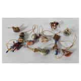 Holiday decor, twelve miniature Jim Shore