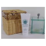 Bathroom accessories, tissue box cover, glass