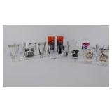 Group of Shot Glasses, Day of the Dead Cats,