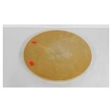 Polished marble stone piece, 18" across