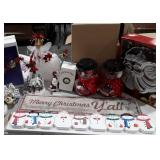 Holiday decor, includes wall hanging signs,