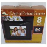 Digital Picture Frame, 8", sealed in original
