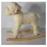 Dog rocking horse, needs repaired on back, 24.5"