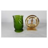 Home decor, includes glass hurricane candle