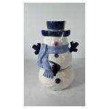 Holiday decor, snowman beverage dispenser, 16.5"