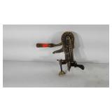 Brass Estate wine opener with grape detailing