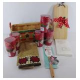 Holiday entertaining items, Cheese board, paper