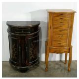 Jewelry stand-veneer damage and broken handle-