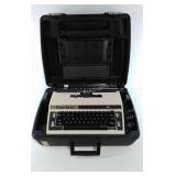 Cassette Electric Typewriter with case, works