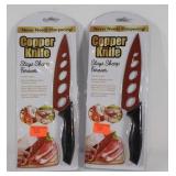 Copper knife, New in packaging