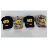 Four Baseball Caps, new with tags, one size fits