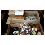 Skid lot: includes clear glasswares, VHS tapes,