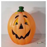 Halloween decor, Pumpkin blow mold lantern,