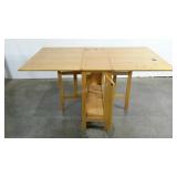 Craft table, drop leaf swing leg, needs a little