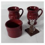 Home decor, includes three longaberger pottery