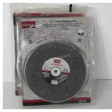 Tools, two 8" x 1" coarse grit bench grinder