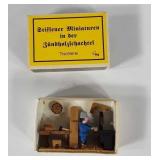 Matchbox size miniature made in Germany