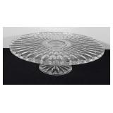 13" crystal cake stand