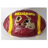 NFL Redskins football shaped Beanbag chair, has