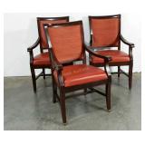 3 arm chairs, wear as shown, need cleaned