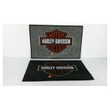 Harley-Davidson motor cycles floor mats, 2,