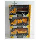 Totally cool toys construction trucks 3 different