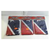 Confederate flags, 3, 3