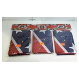 Confederate flags, 3, 3