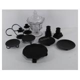 Four pairs of candle sticks/candle stands, one