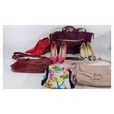 Purses, 1 does have some stains, heels, they do