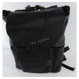 Backpack, new, in package, leather look material