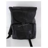 Backpack, new, in package, leather look material