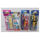 Youth toothbrushes, four 3-count new, unopened