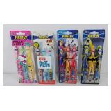 Youth toothbrushes, four 3-count new, unopened