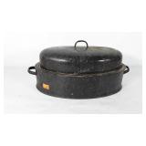 Enameled roaster, 16.5"